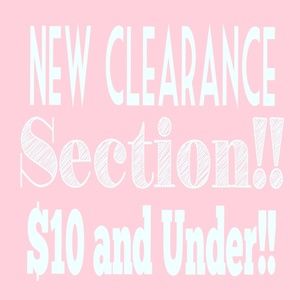 😄Check out my New Clearance! $10 & Under!!